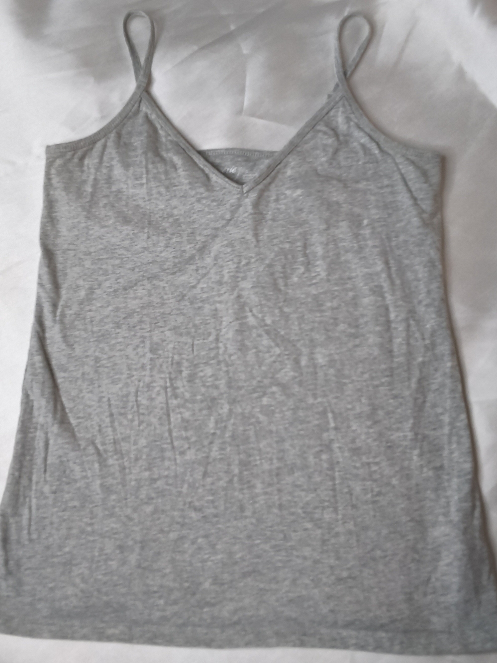 aerie Heather Grey V-Neck Spaghetti Strap Camisole